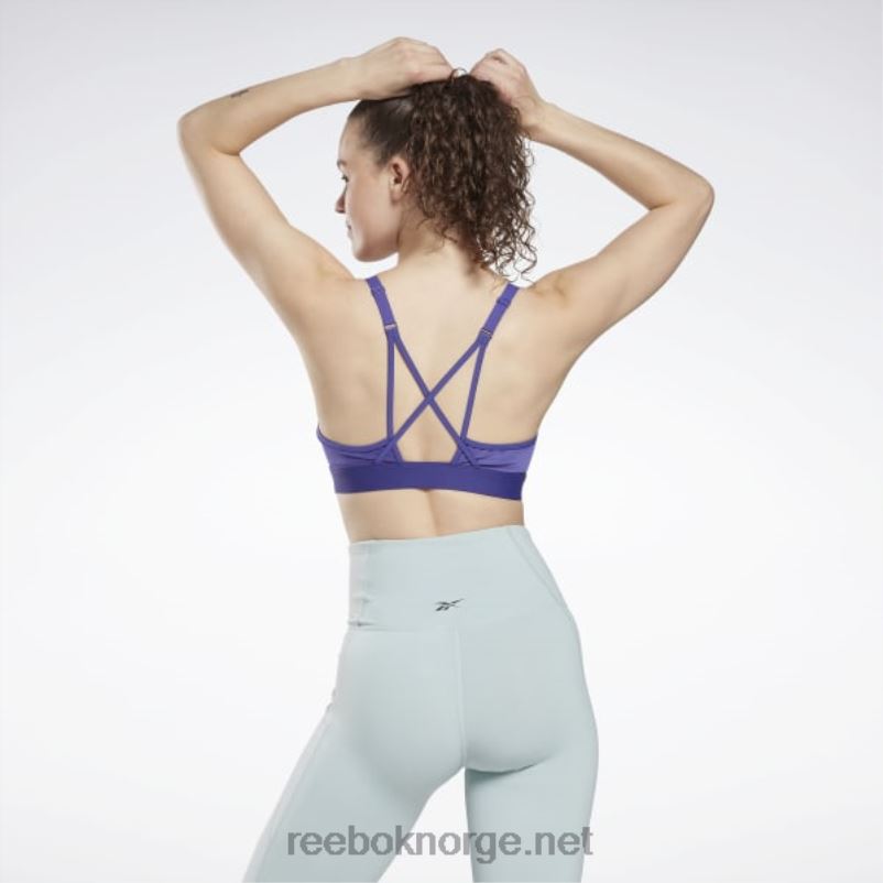 kvinner fet lilla 2X42N670 Reebok lux sports-bh med reim - Bilde 3