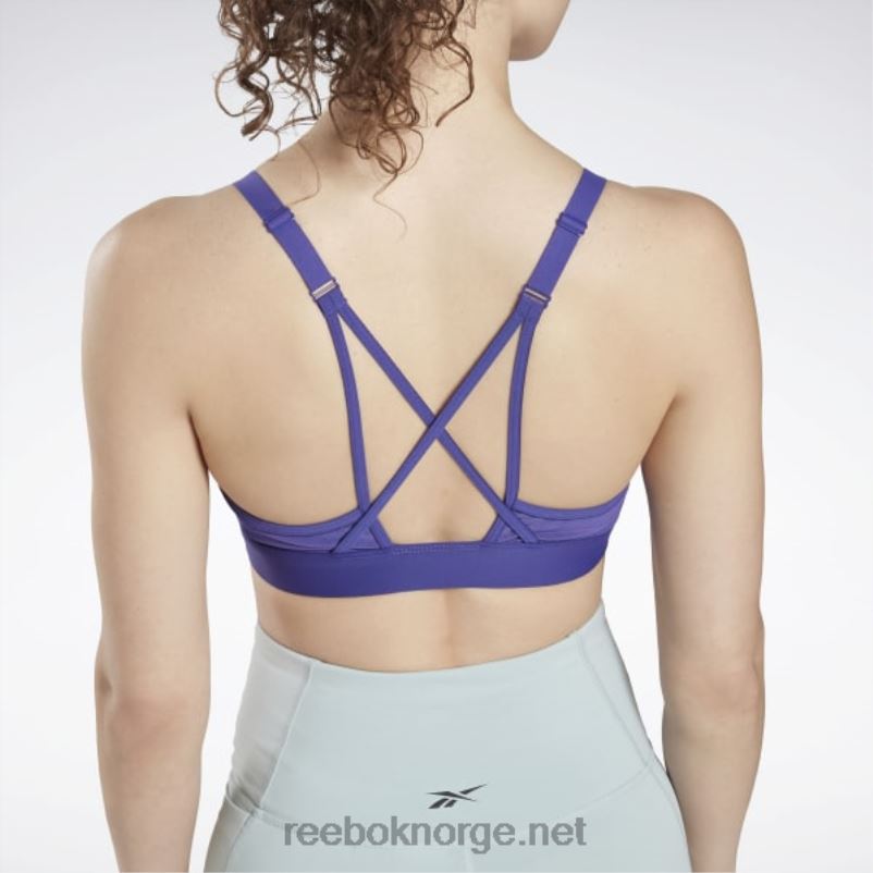 kvinner fet lilla 2X42N670 Reebok lux sports-bh med reim - Bilde 5