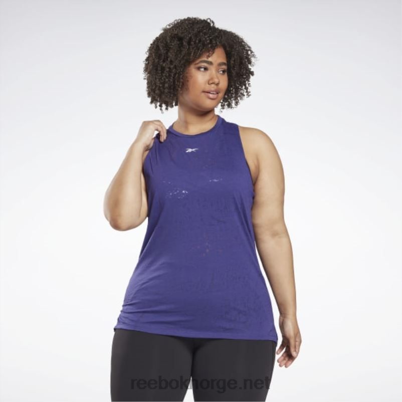 kvinner_fet_lilla_2x42n757_reebok_utbrent_tank_topp_plus_size.jpg kvinner fet lilla 2X42N757 Reebok utbrent tank topp (plus size) - Bilde 1