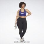 kvinner fet lilla 2X42N768 Reebok lux vector racer sports-bh (plus size) - Bilde 2
