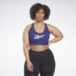 kvinner fet lilla 2X42N768 Reebok lux vector racer sports-bh (plus size)
