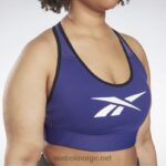 kvinner fet lilla 2X42N768 Reebok lux vector racer sports-bh (plus size) - Bilde 4