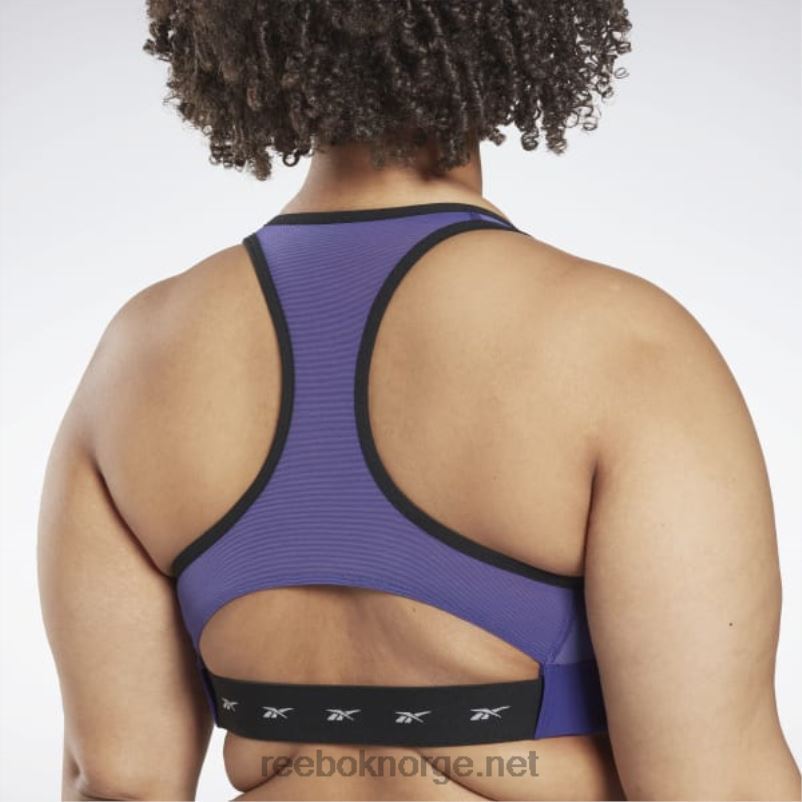 kvinner fet lilla 2X42N768 Reebok lux vector racer sports-bh (plus size) - Bilde 5