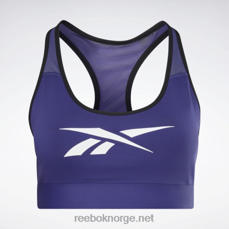 kvinner fet lilla 2X42N768 Reebok lux vector racer sports-bh (plus size) - Bilde 6