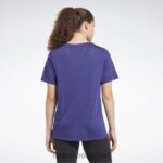 kvinner fet lilla 2X42N801 Reebok utbrent t-skjorte - Bilde 3