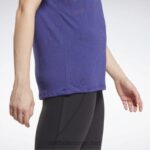 kvinner fet lilla 2X42N801 Reebok utbrent t-skjorte - Bilde 6