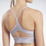 kvinner fiolett dis 2X42N662 Reebok treningsklar bh med kamotrykk - Bilde 5