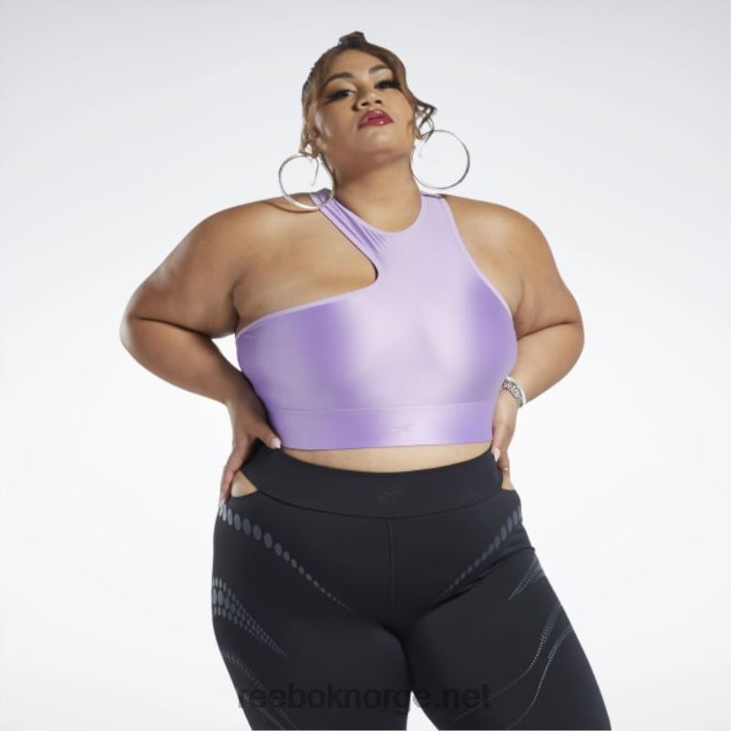 kvinner_forvirret_lilla_2x42n461_reebok_cardi_b_en_skulder_crop_tank_topp_plus_size.jpg kvinner forvirret lilla 2X42N461 Reebok cardi b en-skulder crop tank topp (plus size) - Bilde 1
