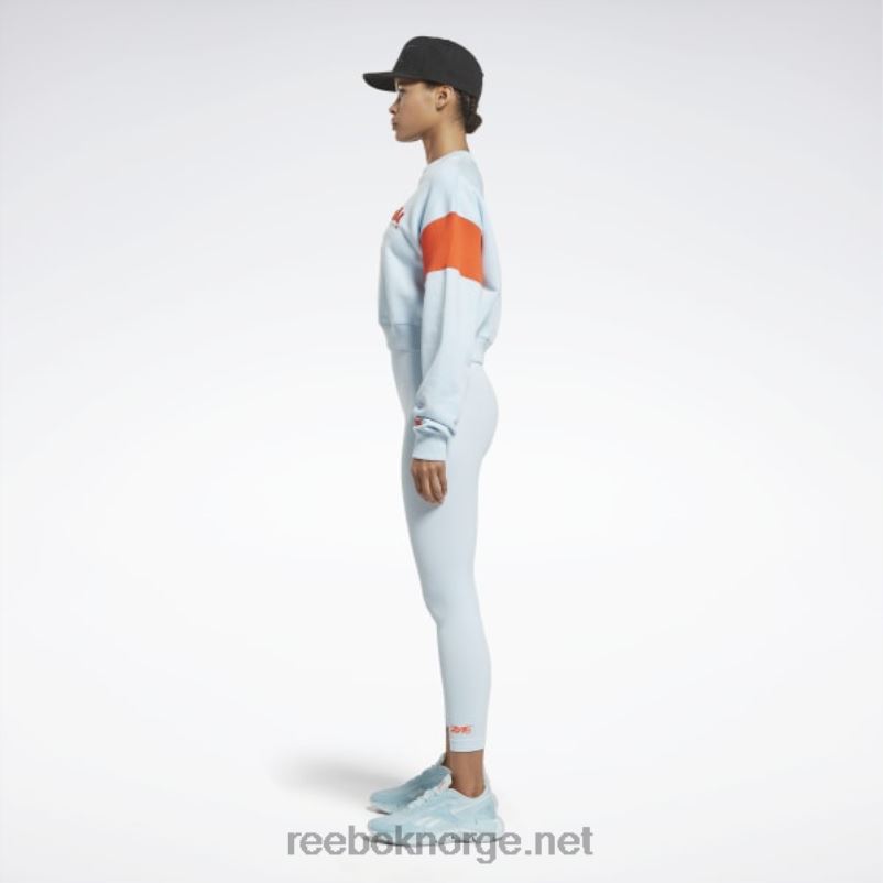 kvinner frisk blå f17-r 2X42N543 Reebok victoria beckham grafisk genser - Bilde 2