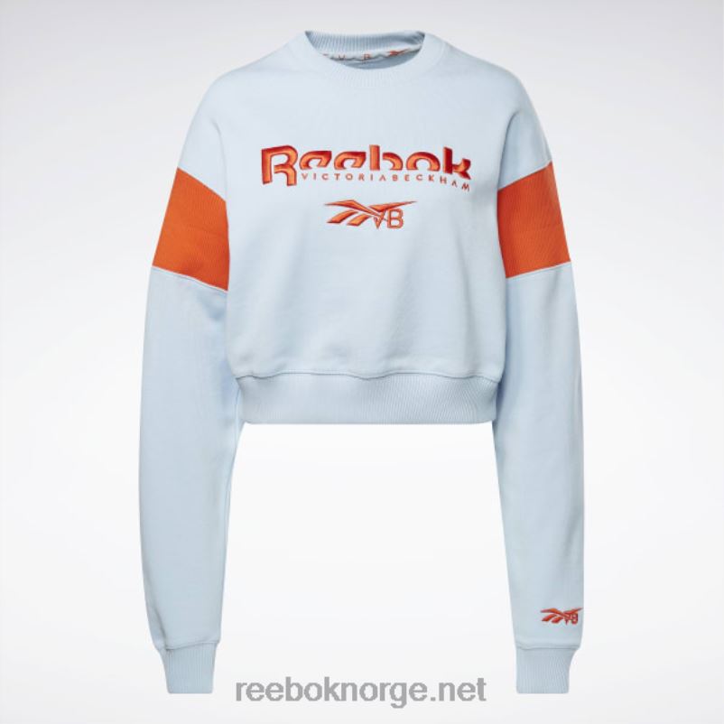 kvinner frisk blå f17-r 2X42N543 Reebok victoria beckham grafisk genser - Bilde 6