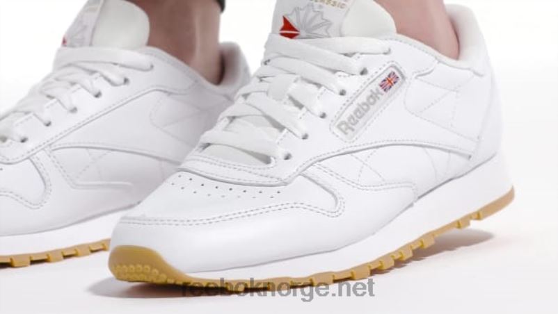 kvinner ftwr hvit/ren grå 3/reebok gummigummi-03 2X42N55 Reebok klassiske skinnsko - Bilde 2