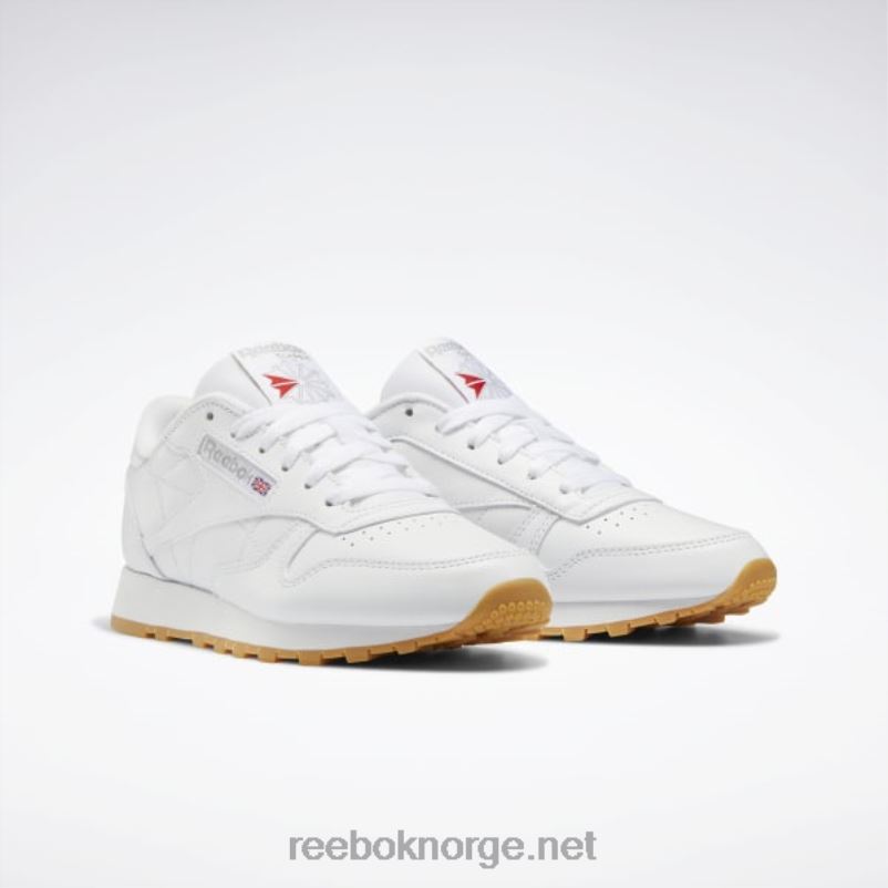 kvinner ftwr hvit/ren grå 3/reebok gummigummi-03 2X42N55 Reebok klassiske skinnsko - Bilde 5