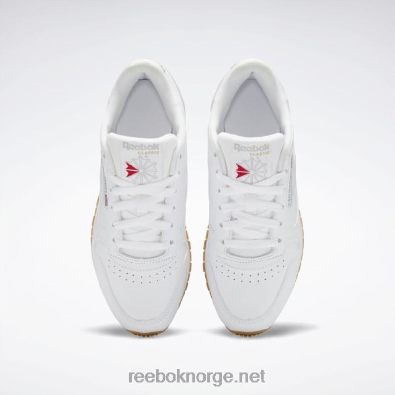 kvinner ftwr hvit/ren grå 3/reebok gummigummi-03 2X42N55 Reebok klassiske skinnsko - Bilde 8