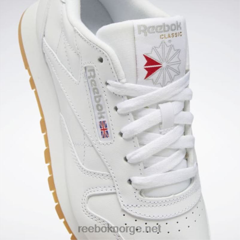 kvinner ftwr hvit/ren grå 3/reebok gummigummi-03 2X42N55 Reebok klassiske skinnsko - Bilde 9