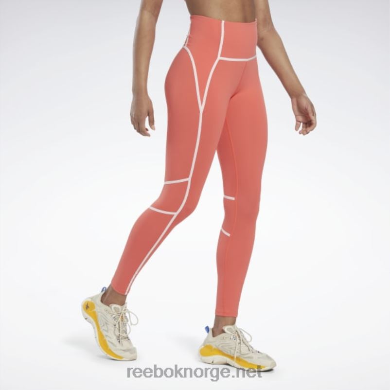 kvinner_halvoransje_bluss_2x42n347_reebok_lux_fargeblokk_tights_med_hoy_midje.jpg kvinner halvoransje bluss 2X42N347 Reebok lux fargeblokk-tights med høy midje - Bilde 1
