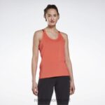 kvinner halvoransje bluss 2X42N762 Reebok activchill atletisk tank topp