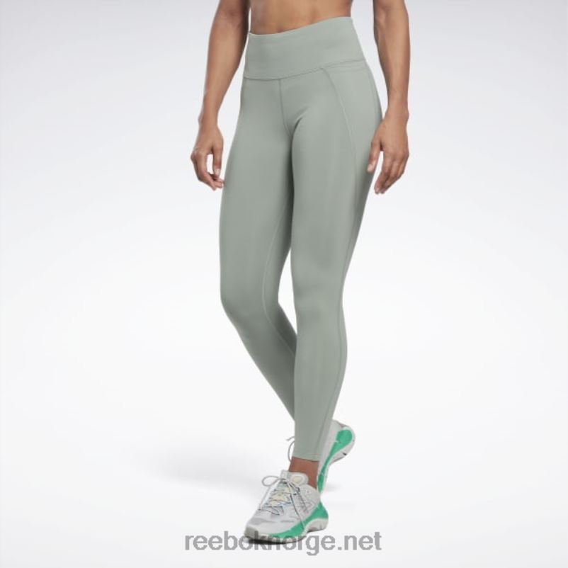 kvinner_harmoni_gronn_2x42n233_reebok_lux_tights_med_hoy_midje.jpg kvinner harmoni grønn 2X42N233 Reebok lux tights med høy midje - Bilde 1