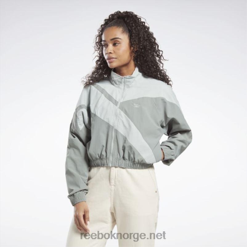 kvinner_harmoni_gronn_2x42n280_reebok_klassisk_franchise_treningsjakke.jpg kvinner harmoni grønn 2X42N280 Reebok klassisk franchise treningsjakke - Bilde 1