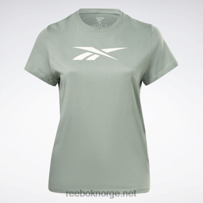 kvinner harmoni grønn 2X42N573 Reebok treningsnødvendige vektorgrafikk-t-skjorter (plus size) - Bilde 6