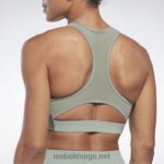 kvinner harmoni grønn 2X42N658 Reebok lux racer vattert colorblock bh - Bilde 5