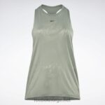 kvinner harmoni grønn 2X42N754 Reebok utbrent tank topp (plus size) - Bilde 6