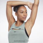 kvinner harmoni grønn 2X42N756 Reebok activchill atletisk tank topp - Bilde 4