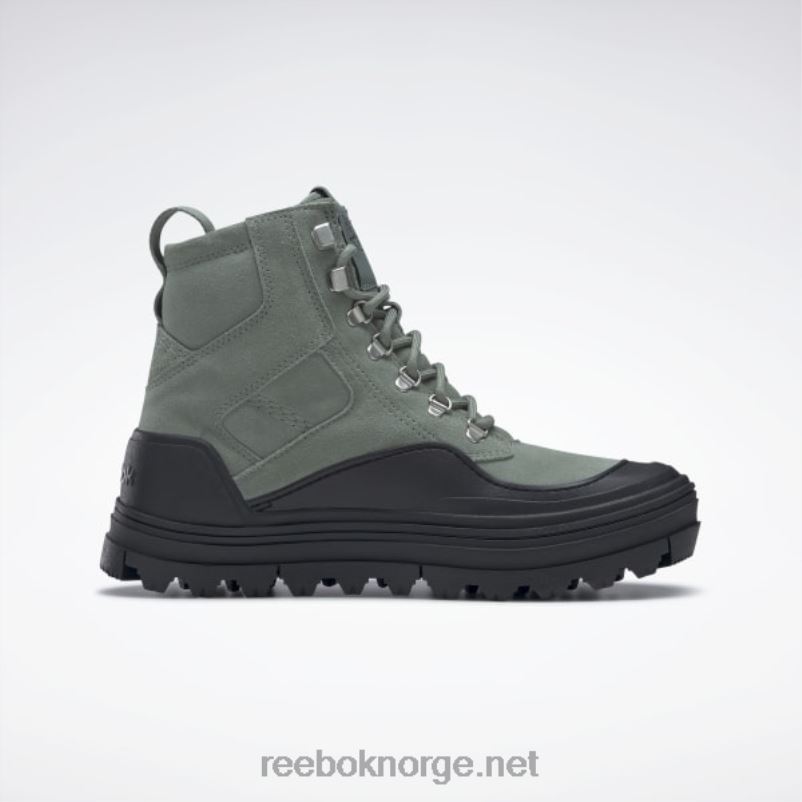 kvinner harmoni grønn/kjerne sort 2X42N222 Reebok danielle guizio club c cleated mid-sko - Bilde 2