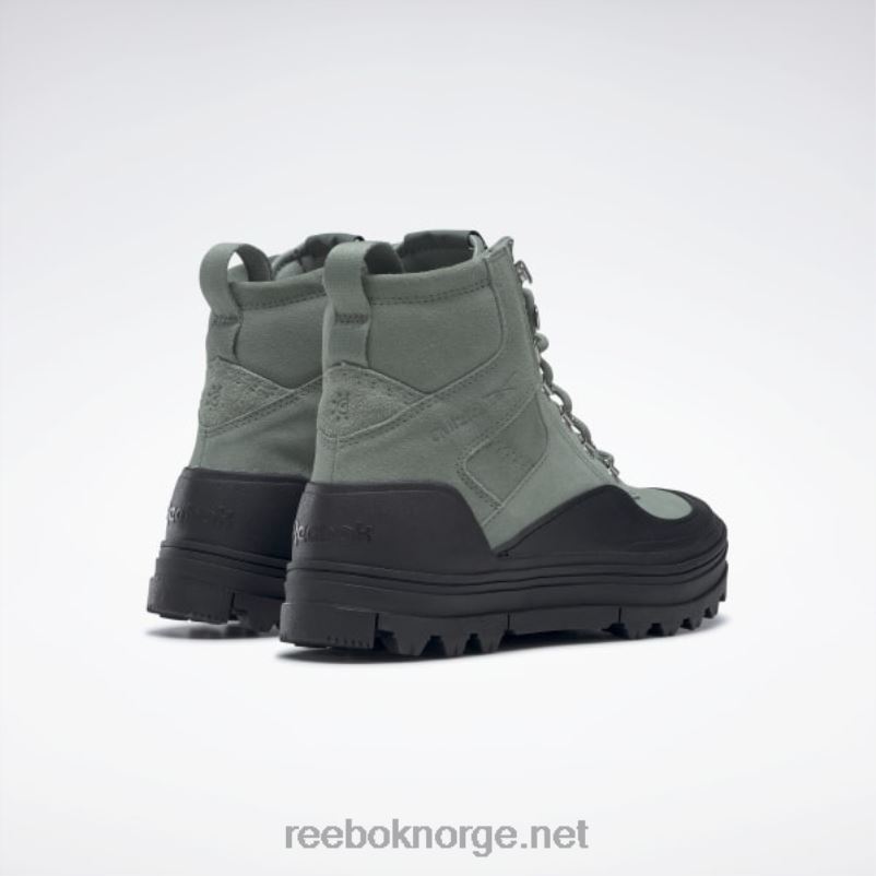 kvinner harmoni grønn/kjerne sort 2X42N222 Reebok danielle guizio club c cleated mid-sko - Bilde 4