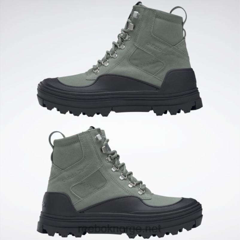 kvinner harmoni grønn/kjerne sort 2X42N222 Reebok danielle guizio club c cleated mid-sko - Bilde 9
