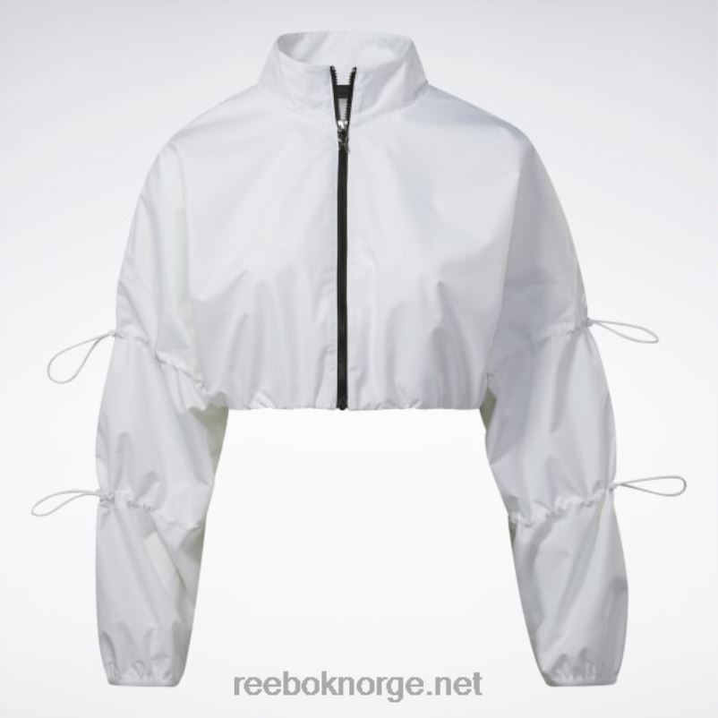 kvinner hvit 2X42N335 Reebok cardi b vevd crop-jakke (plus size) - Bilde 9