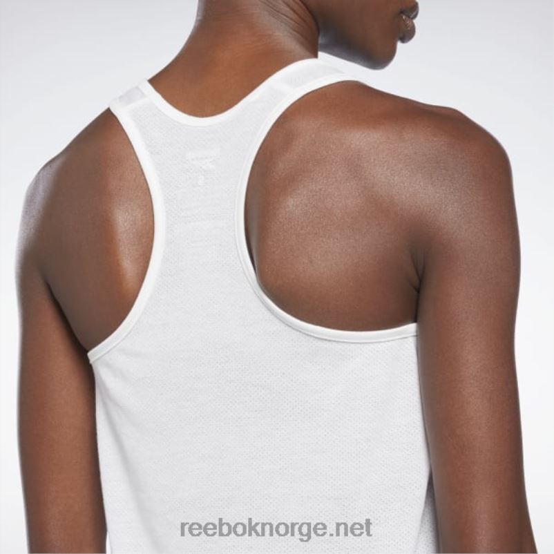 kvinner hvit 2X42N914 Reebok treningsklar supermium tanktopp med stor logo - Bilde 6