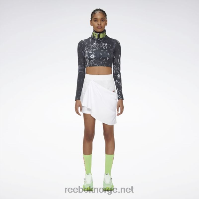 kvinner_hvit_2x42n916_reebok_pyer_moss_drapert_skjort.jpg kvinner hvit 2X42N916 Reebok pyer moss drapert skjørt - Bilde 1