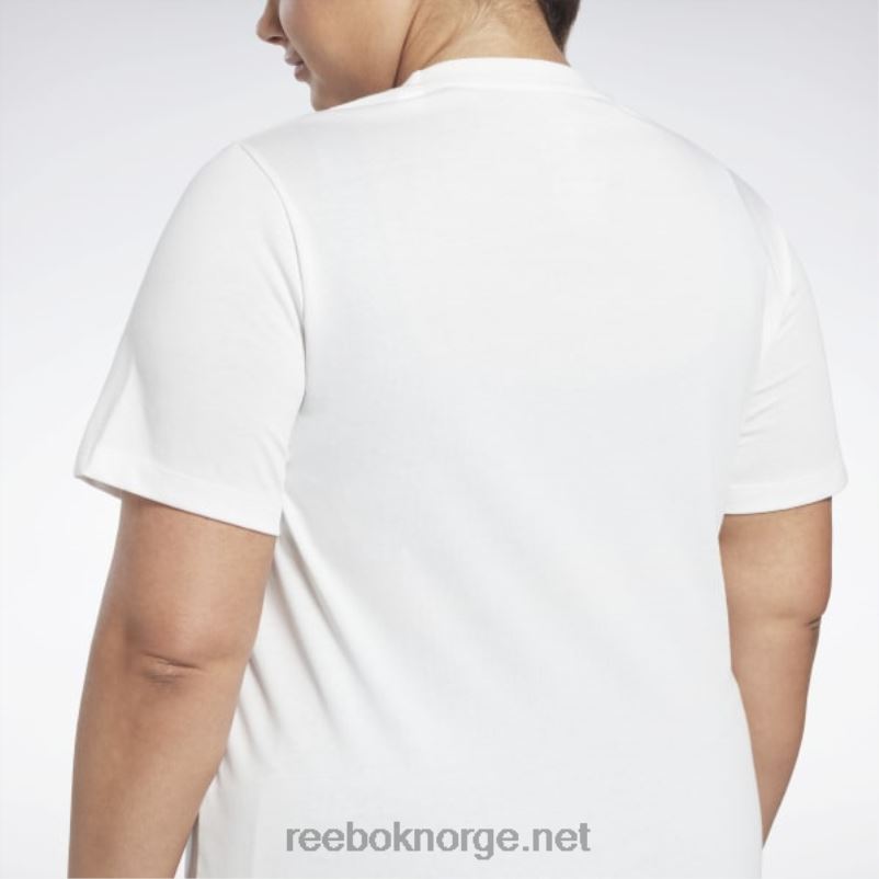 kvinner hvit/vektorblå 2X42N641 Reebok identitet t-skjorte (plus size) - Bilde 5