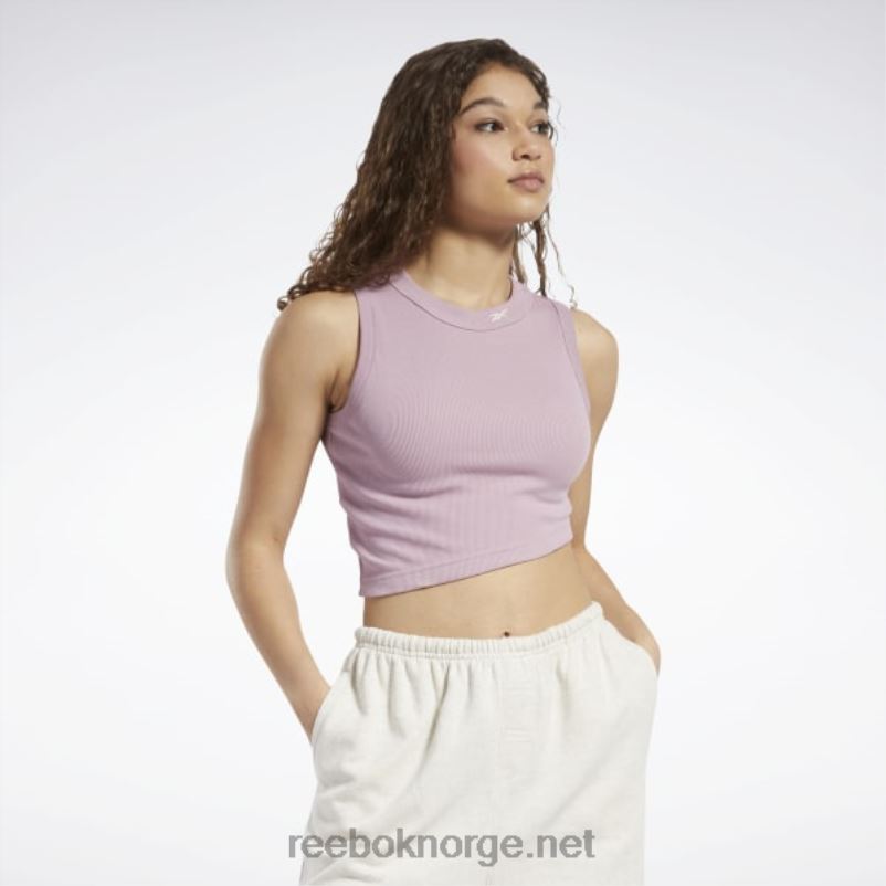 kvinner_infundert_syrin_2x42n560_reebok_klassiske_cropped_ribbet_tank_topp.jpg kvinner infundert syrin 2X42N560 Reebok klassiske cropped ribbet tank topp - Bilde 1