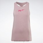 kvinner infundert syrin 2X42N723 Reebok activchill grafisk tank-topp - Bilde 6