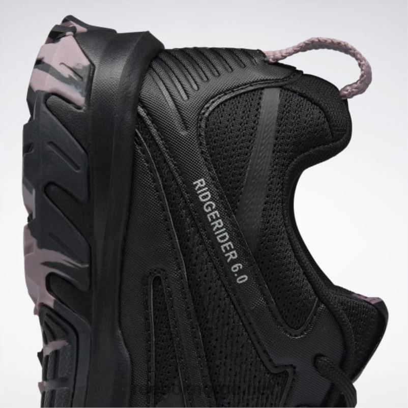 kvinner kjerne sort/ren grå 3/infundert lilla 2X42N930 Reebok riderider 6 sko - Bilde 7