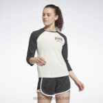 kvinner klassisk hvit 2X42N604 Reebok treningsklar baseball-t-skjorte