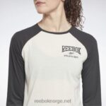 kvinner klassisk hvit 2X42N604 Reebok treningsklar baseball-t-skjorte - Bilde 4