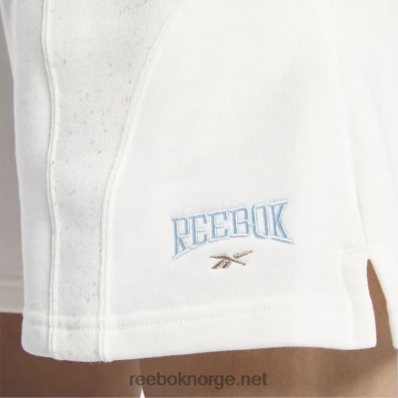 kvinner kritt 2X42N700 Reebok klassiske varsity-ribbeshorts med høy stige - Bilde 5