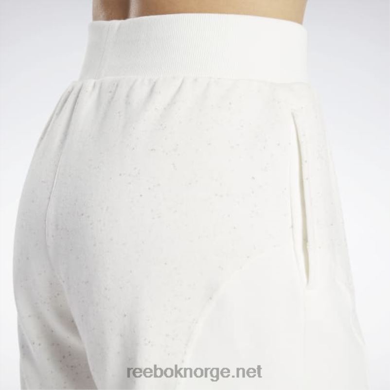kvinner kritt 2X42N700 Reebok klassiske varsity-ribbeshorts med høy stige - Bilde 6