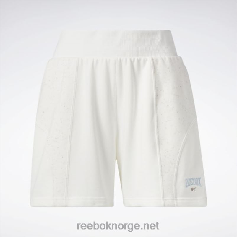 kvinner kritt 2X42N700 Reebok klassiske varsity-ribbeshorts med høy stige - Bilde 7