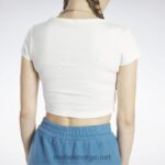 kvinner kritt 2X42N860 Reebok klassiske cropped jersey t-skjorte - Bilde 7