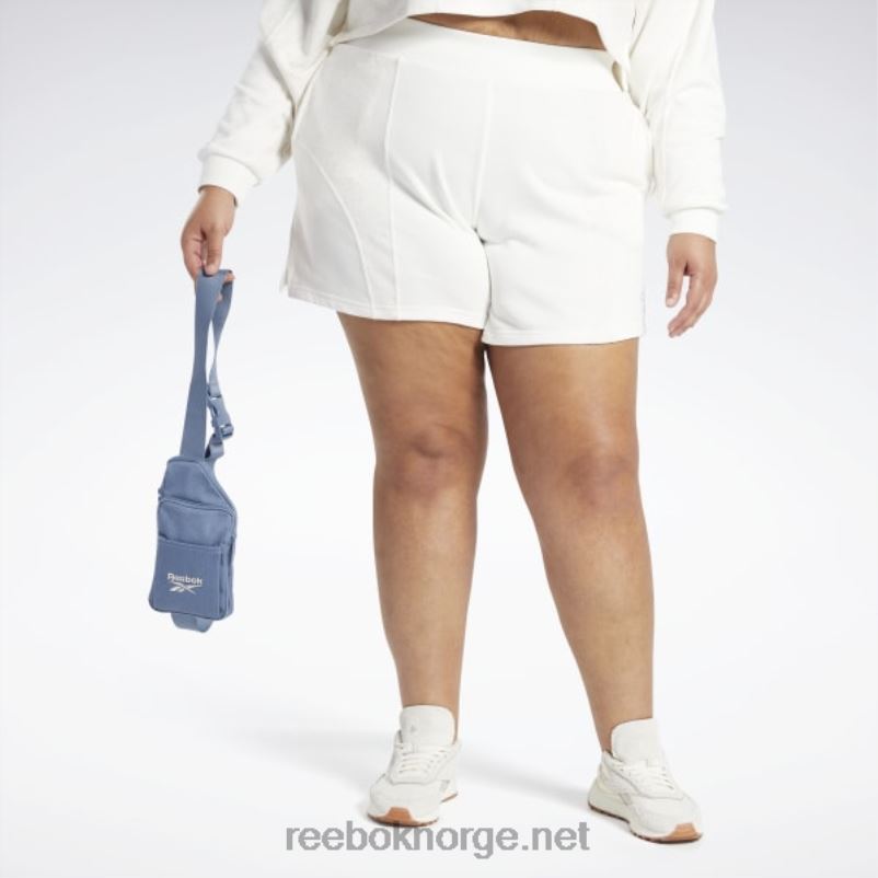 kvinner_kritt_2x42n869_reebok_klassiske_varsity_ribbeshorts_plus_size.jpg kvinner kritt 2X42N869 Reebok klassiske varsity-ribbeshorts (plus size) - Bilde 1