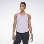 kvinner lilla oase 2X42N626 Reebok activchill+dreamblend tank topp