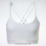 kvinner lilla oase 2X42N726 Reebok yoga strappy sports-bh - Bilde 6