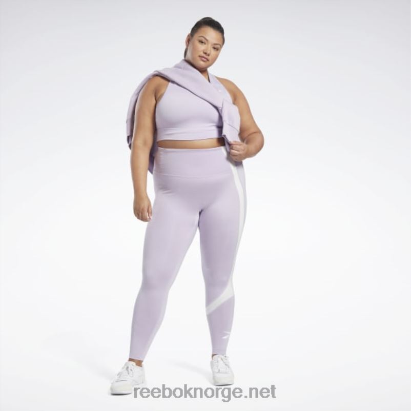 kvinner lilla oase 2X42N731 Reebok treningsklare vektorleggings (plus size) - Bilde 2