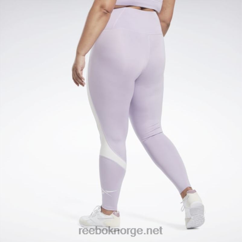 kvinner lilla oase 2X42N731 Reebok treningsklare vektorleggings (plus size) - Bilde 3