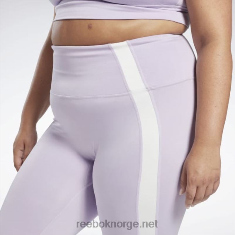 kvinner lilla oase 2X42N731 Reebok treningsklare vektorleggings (plus size) - Bilde 4