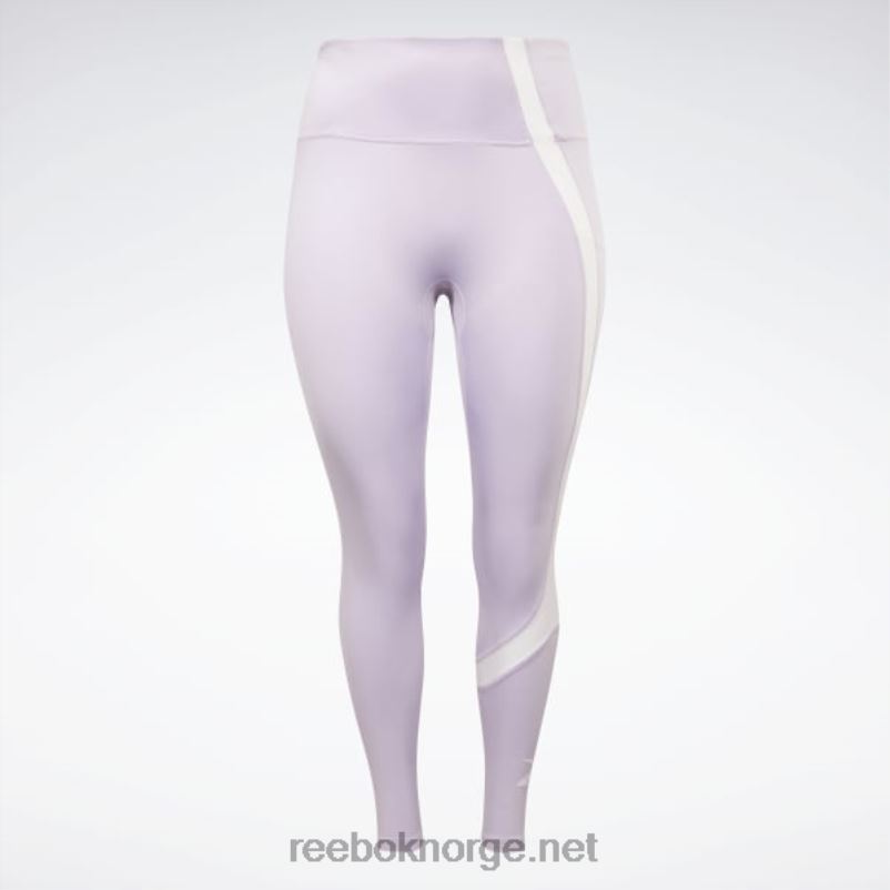 kvinner lilla oase 2X42N731 Reebok treningsklare vektorleggings (plus size) - Bilde 6