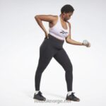 kvinner lilla oase 2X42N824 Reebok lux vector racer sports-bh (plus size) - Bilde 2